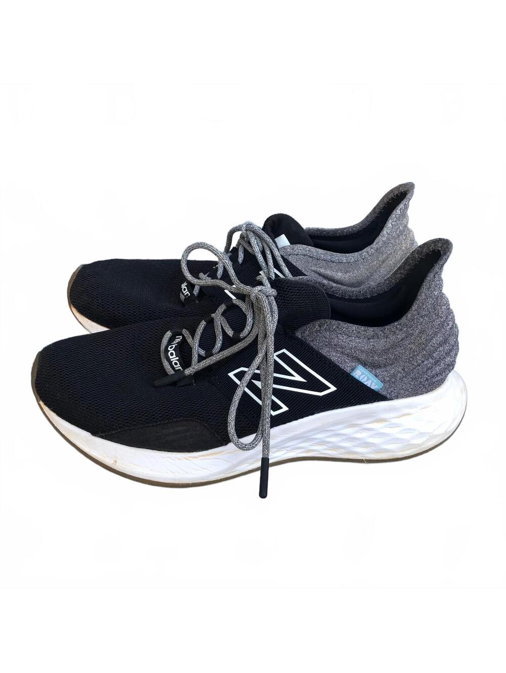 New Balance Fresh Foam Roav Black and Aluminum Running Shoes